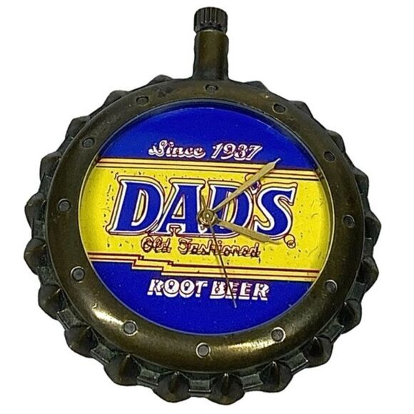 Pocket Watch By Dad's Root Beer Analog Old Fashioned Quartz It Works! Retro - Picture 1 of 3